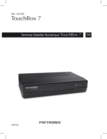 TOUCHBOX 7 | Metronic TouchBOX 3 Manuel du propriétaire | Fixfr