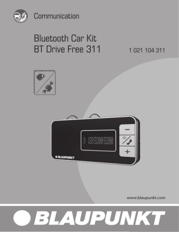 Blaupunkt BT Drive Free 311 Manuel du propriétaire | Fixfr