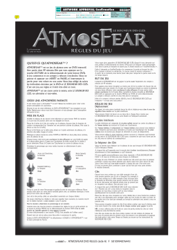 Hasbro ATMOSFEAR DVD Manuel utilisateur