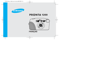Samsung PRONTA 1200 Manuel du propriétaire | Fixfr