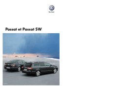 Volkswagen Passat Manuel utilisateur