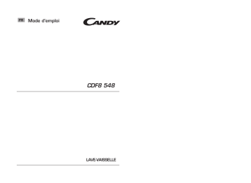 Candy CDF8 548-47 Manuel du propriétaire | Fixfr