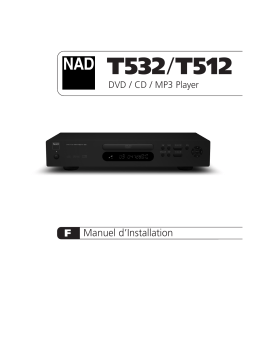 NAD T512 Manuel du propriétaire