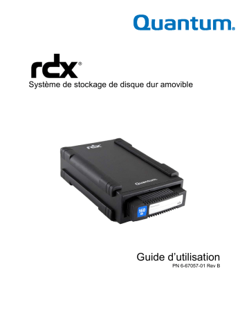 Quantum RDX Manuel du propriétaire | Fixfr