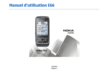 Nokia E66 Manuel du propriétaire | Fixfr