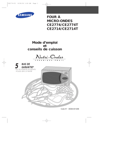 Samsung CE2774F Manuel du propriétaire | Fixfr