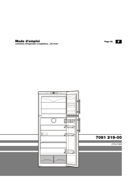 Liebherr ctnes 4753 Manuel du propriétaire