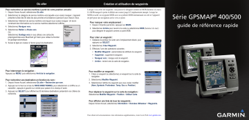 Garmin GPSMAP 400 Manuel du propriétaire | Fixfr