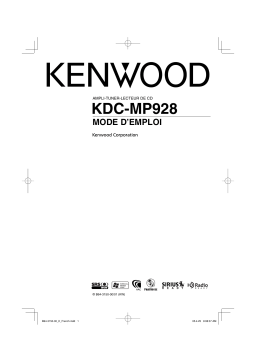Kenwood KDC-MP928 Manuel du propriétaire