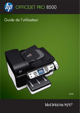 HP OFFICEJET PRO 8500 ALL-IN-ONE PRINTER-A909 Manuel du propriétaire