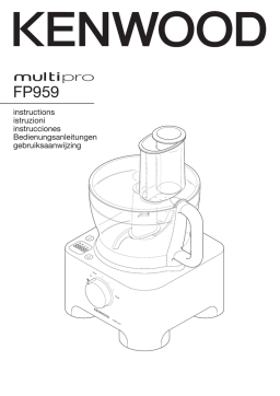 Kenwood FP959 Manuel du propriétaire