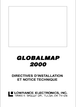 Lowrance GlobalMap 2000 Manuel du propriétaire