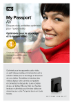 Western Digital MY PASSPORT AV Manuel du propri&eacute;taire