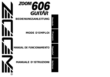 Zoom 606 Manuel du propriétaire | Fixfr