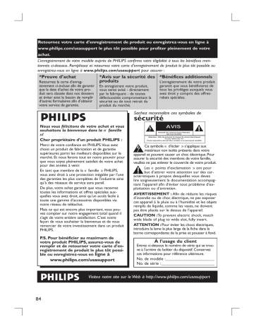 Philips DVDR3455H/37B Manuel du propriétaire | Fixfr