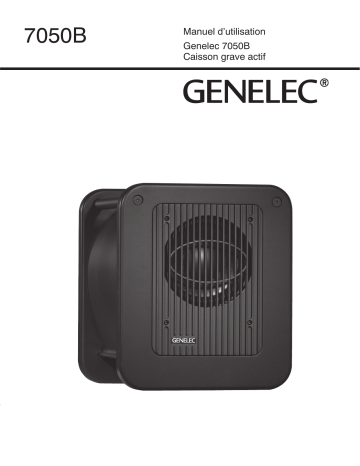 Manuel du propriétaire | Genelec 7050B Manuel utilisateur | Fixfr