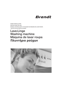 Brandt WFK1448E Manuel du propriétaire