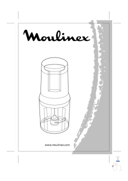 Moulinex AT71R1 MULTIMOULINETTE Manuel du propriétaire