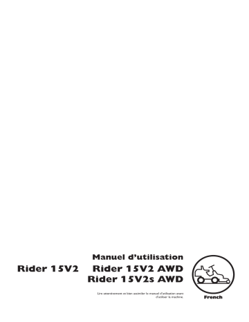 Husqvarna Rider 15V2s AWD Manuel du propriétaire | Fixfr