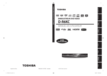 Toshiba D-R6 Manuel du propriétaire | Fixfr