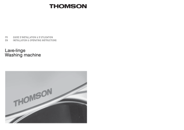 Thomson WTT1480I Manuel du propriétaire | Fixfr