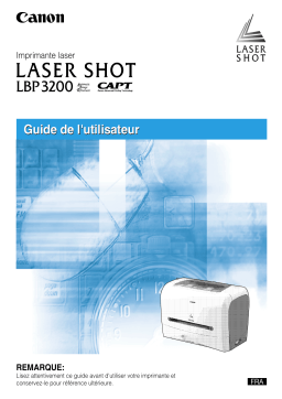 Canon LASER SHOT LBP-3200 Manuel du propriétaire