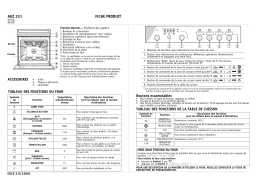 Whirlpool AKZ 231 WH Manuel du propriétaire