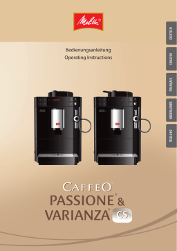 Melitta EXPRESSO CAFFEO PASSIONE Manuel du propriétaire