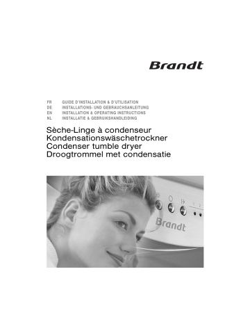 Brandt EFE8500F Manuel du propriétaire | Fixfr