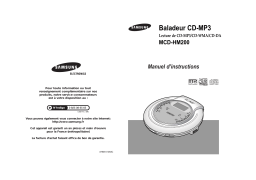 Samsung MCD-HM200 Manuel du propriétaire