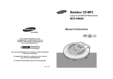 Samsung MCD-HM200 Manuel du propriétaire | Fixfr
