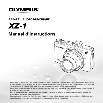 Olympus XZ-1 Manuel du propriétaire | Fixfr