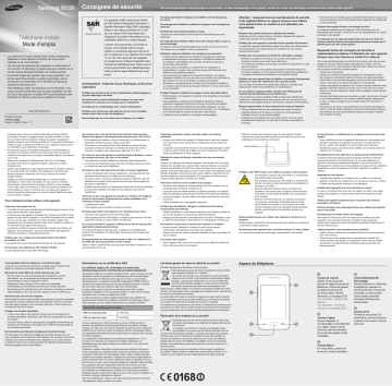 Samsung GT-S5220 Manuel du propriétaire | Fixfr