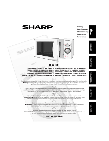 Sharp R-612 Manuel du propriétaire | Fixfr