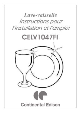 CONTINENTAL EDISON CELV1349FULL Manuel utilisateur