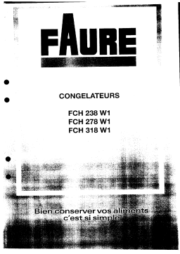 Faure FCH238W Manuel du propriétaire