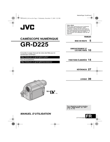 JVC GR-D225E Manuel du propriétaire | Fixfr