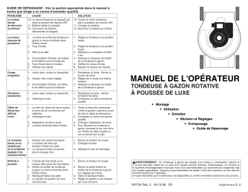 Poulan PR600N22SH Manuel du propriétaire | Fixfr