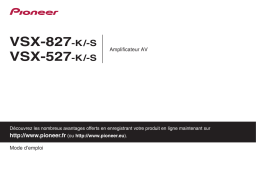 Pioneer VSX-827-S Manuel utilisateur