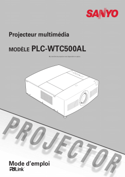 Sanyo PLC-WTC500L Manuel du propriétaire