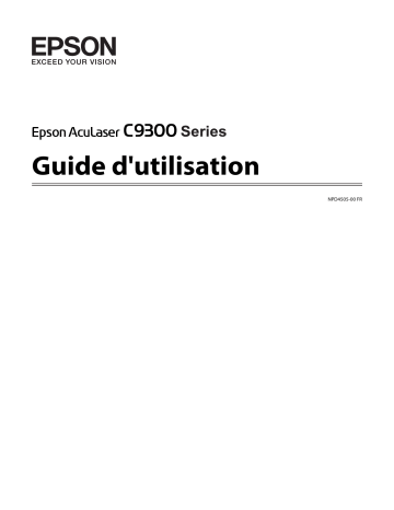 AcuLaser C9300N | Epson AcuLaser C9300 Manuel du propriétaire | Fixfr