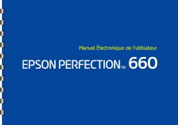 Epson PERFECTION 660 Manuel du propriétaire