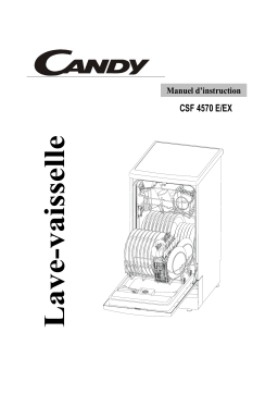Candy CSF 4570 E-EX Manuel du propriétaire