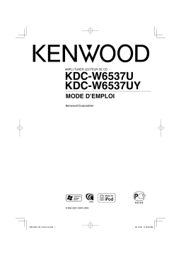 Kenwood KDC-W6537U Manuel du propriétaire