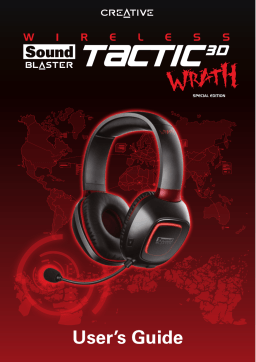 Creative SOUND BLASTER TACTIC3D WRATH WIRELESS Manuel du propriétaire