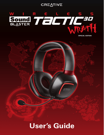 Creative SOUND BLASTER TACTIC3D WRATH WIRELESS Manuel du propriétaire | Fixfr