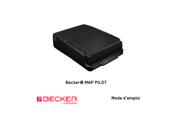 Manuel du propriétaire | Becker MAP PILOT CLASSE B Manuel utilisateur | Fixfr