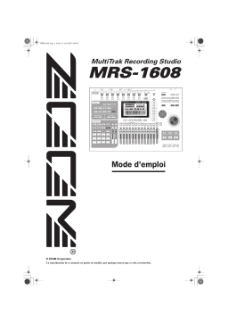 Zoom MRS-1608 Manuel du propriétaire