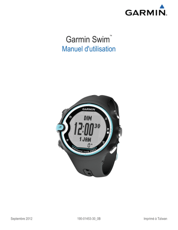 Garmin Swim Manuel du propriétaire | Fixfr