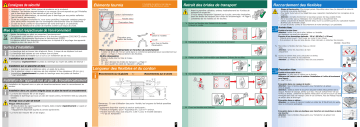 Siemens WM260160 Manuel du propriétaire | Fixfr